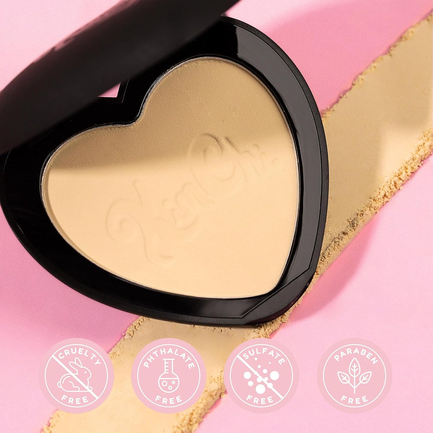 KimChi Chic Almost Catfished Micro Pressed Powder - Brightening Under Eye Setting Powder, Reduces Dark Circles, No Flashback, Banana