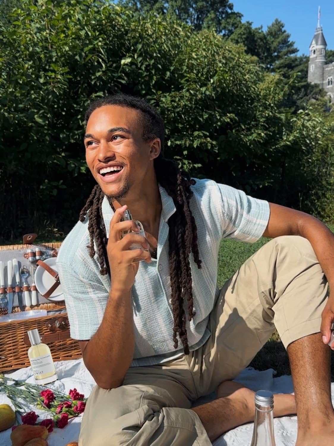 Twist Infinity No. 123 - Eau De Parfum Inspired by Lo. V. Imagination, Long-Lasting Perfume For Men, Citrus & Black Tea, Vegan, Clean Ingredients, Fragrance - Spray 100 ml | 3.4 fl. oz.