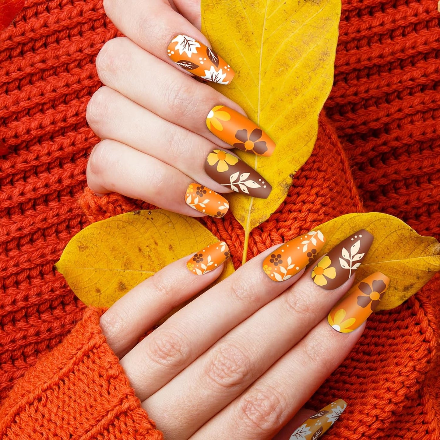 Whaline 6Pcs Fall Halloween Christmas Nail Plates Stamping Set Pumpkin Ghost Snowman Stamp Templates Nail Art Plates for DIY Print Manicure Salon Design