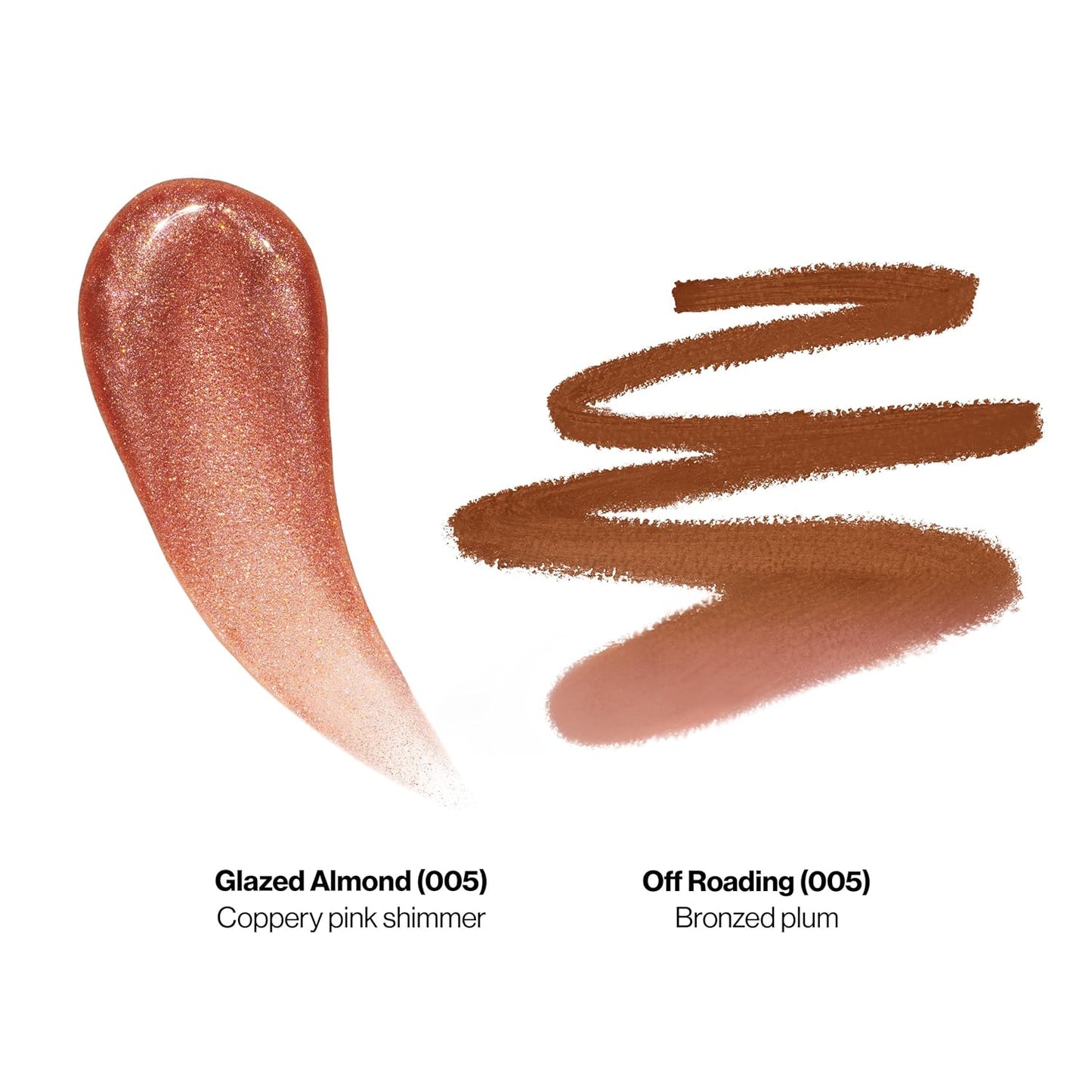 REVLON Super Lustrous Glimmer Gloss and ColorStay Multi-Liner Bundle, Glazed Almond and Off Roading, Pack of 2