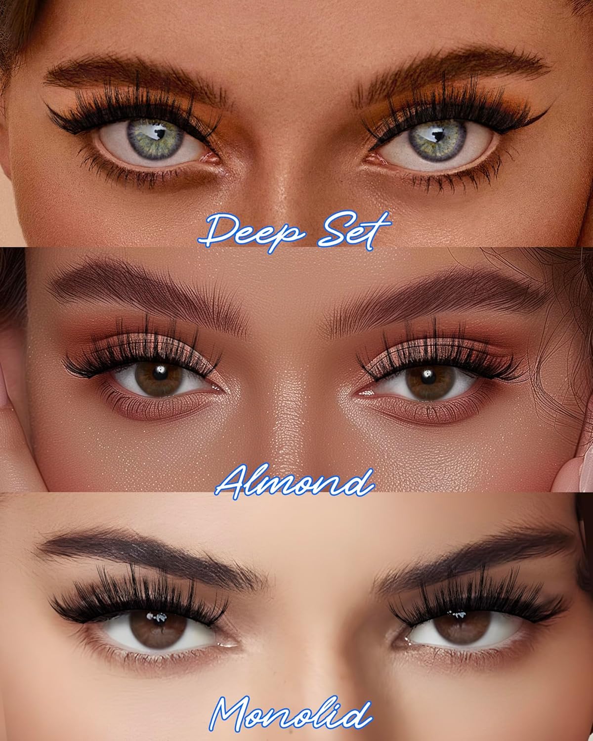 BEYELIAN False Eyelashes 14 Pairs Eye Lashes 12-18mm Strip Lash Pack Soft 3D Volume Faux Mink Lashes That Look Like Extensions C180