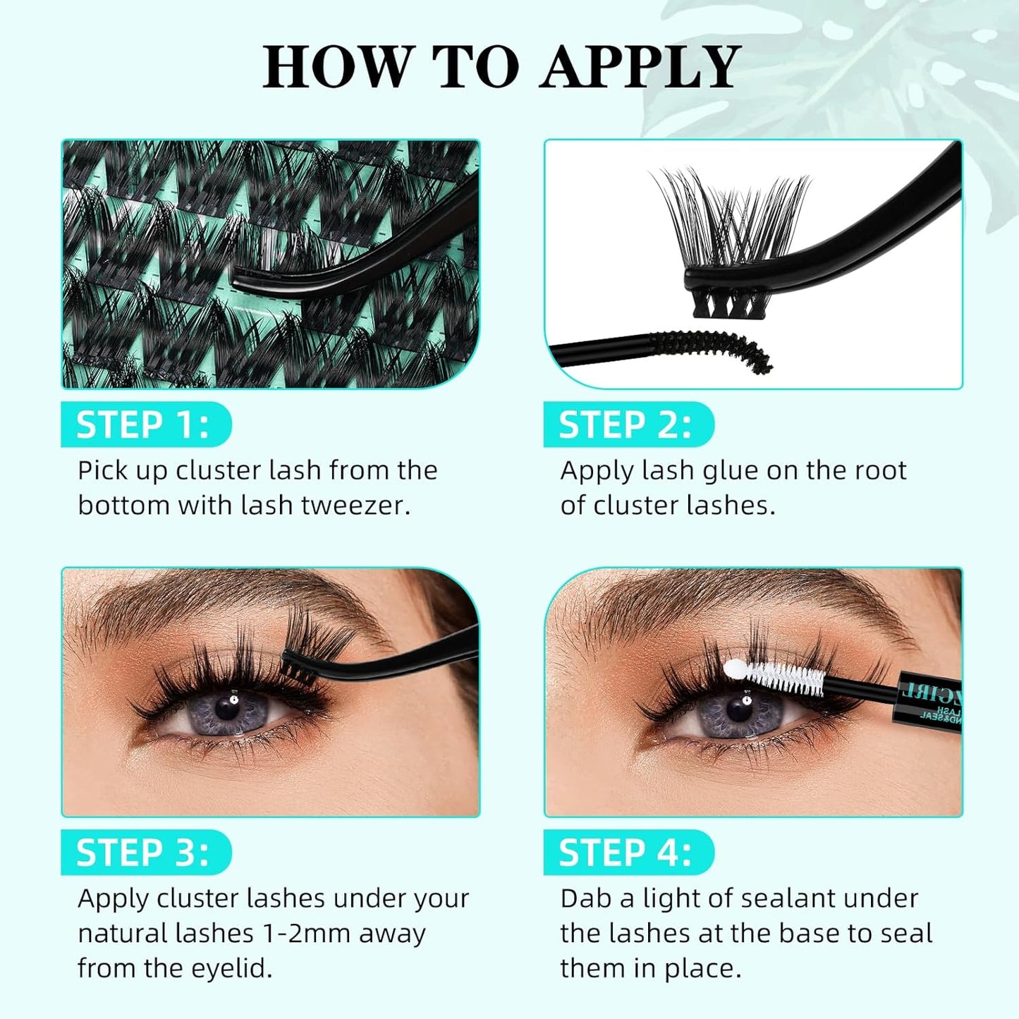 Lash Clusters Wet Look 168Pcs Eyelash Cluster Ultra-Thin Lash Band Eyelashes Extensions Spiky Anime Wide Span Lashes(Mallow,C-18mm)