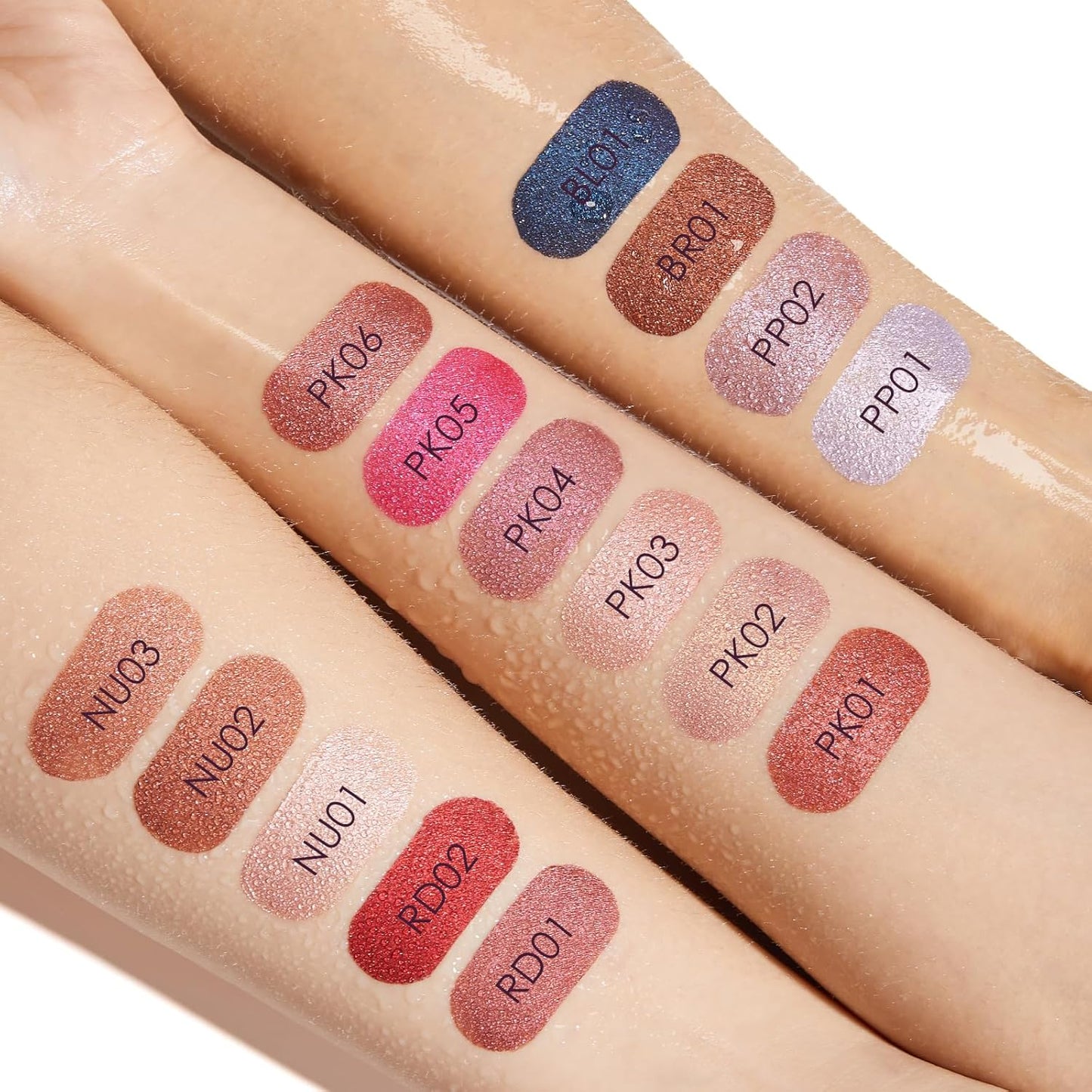 FOCALLURE Metallic Liquid Lipstick,Non Stick Cup Lip Gloss,High Impact Lip Color with Transfer-proof Wear,Long Lasting & Waterproof Lipstick Makeup for Women,PK03 Candy Castle