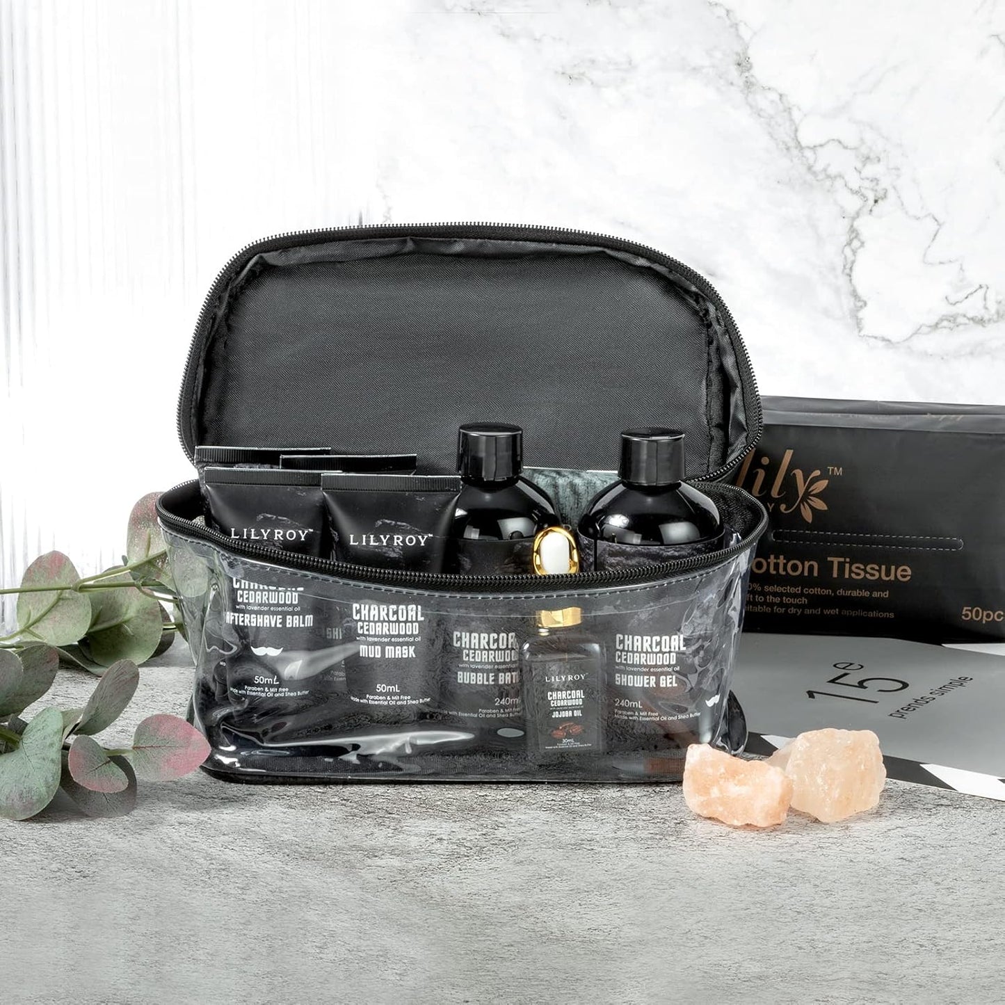 Fathers Day Bath Spa Gift Set Birthday Spa Gift Basket for Men Father's Day Luxury Bath and Body Gift Set for Men for Father 10 Pcs Spa Kit Gifts Set for Christmas Birthday Gift for men