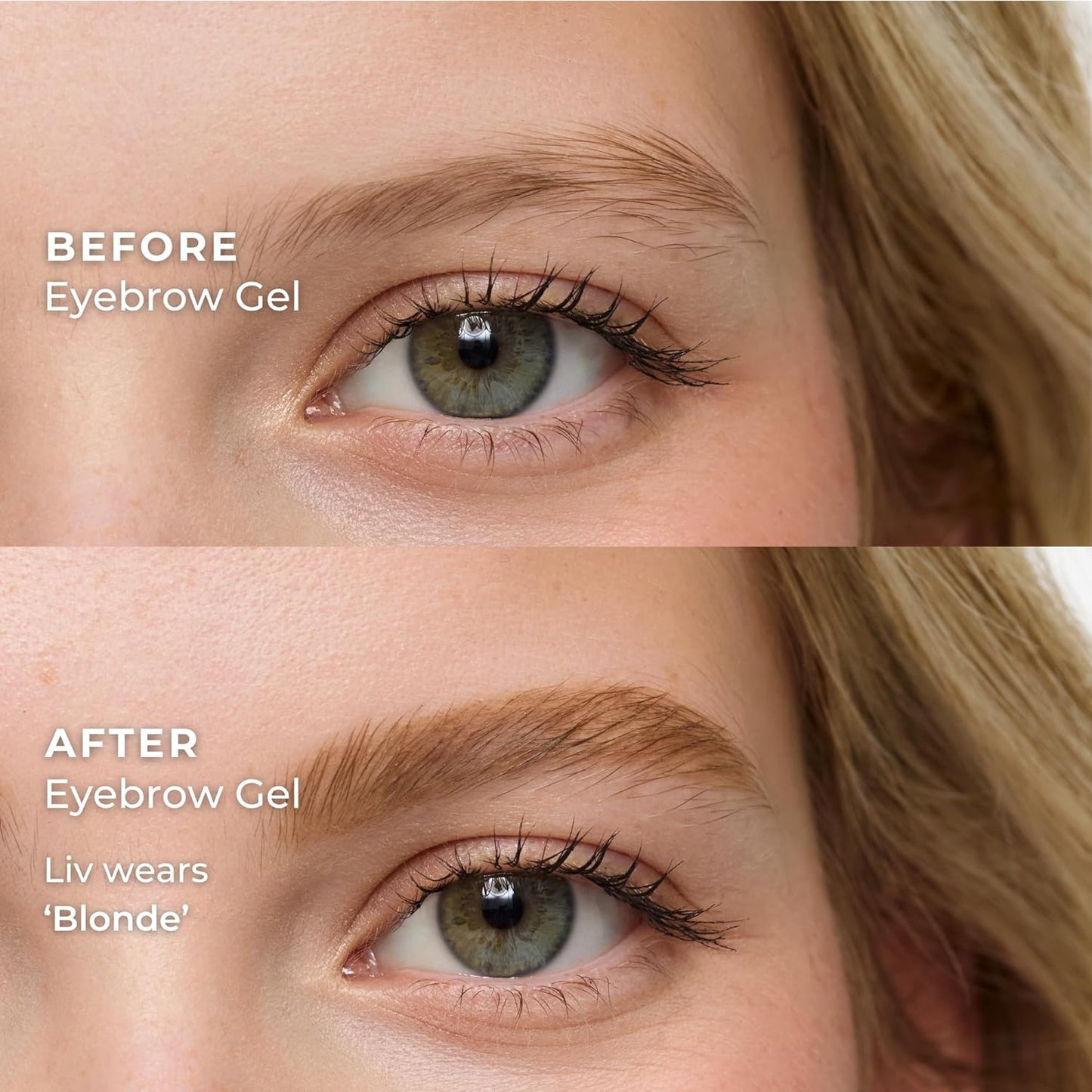 WUNDERBROW Eyebrow Gel, Waterproof, Smudgeproof, Lasts for Days, Shade: Blonde, Vegan and Cruelty-Free