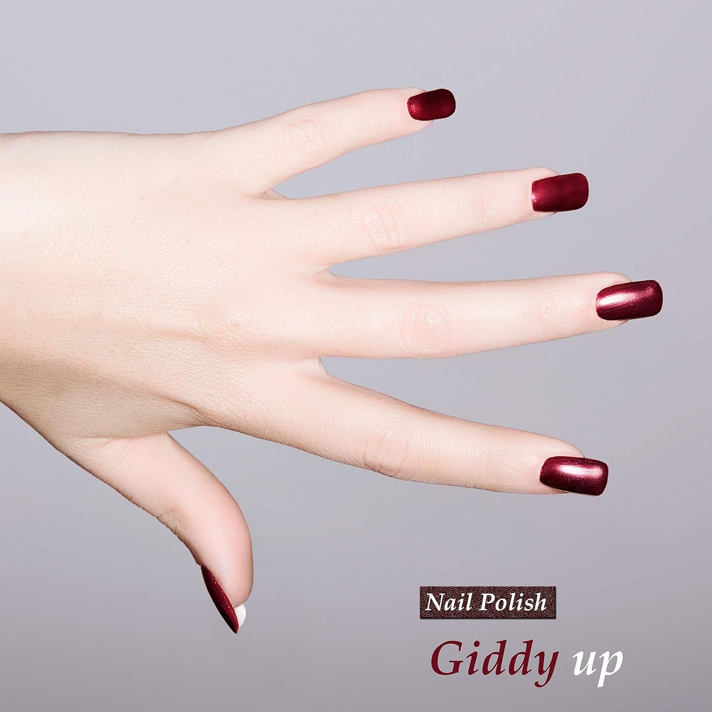 Karma Organic Nail Polish - Quick Dry Nail Lacquer, Non-Toxic, Vegan, and Cruelty-Free Nail Paint Art for Adults & Kids - No Toluene, No Formaldehyde, No DBP, and Free of TPHP (Giddy Up, 0.43 fl oz.)