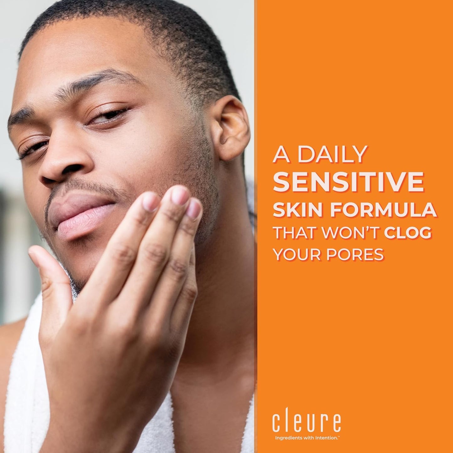 Cleure Anti-Aging Day Cream & Facial Moisturizer w/Pure Shea Butter for Sensitive Skin - Fragrance Free, Gluten, Salicylate and Paraben Free (2 oz, Pack of 1)