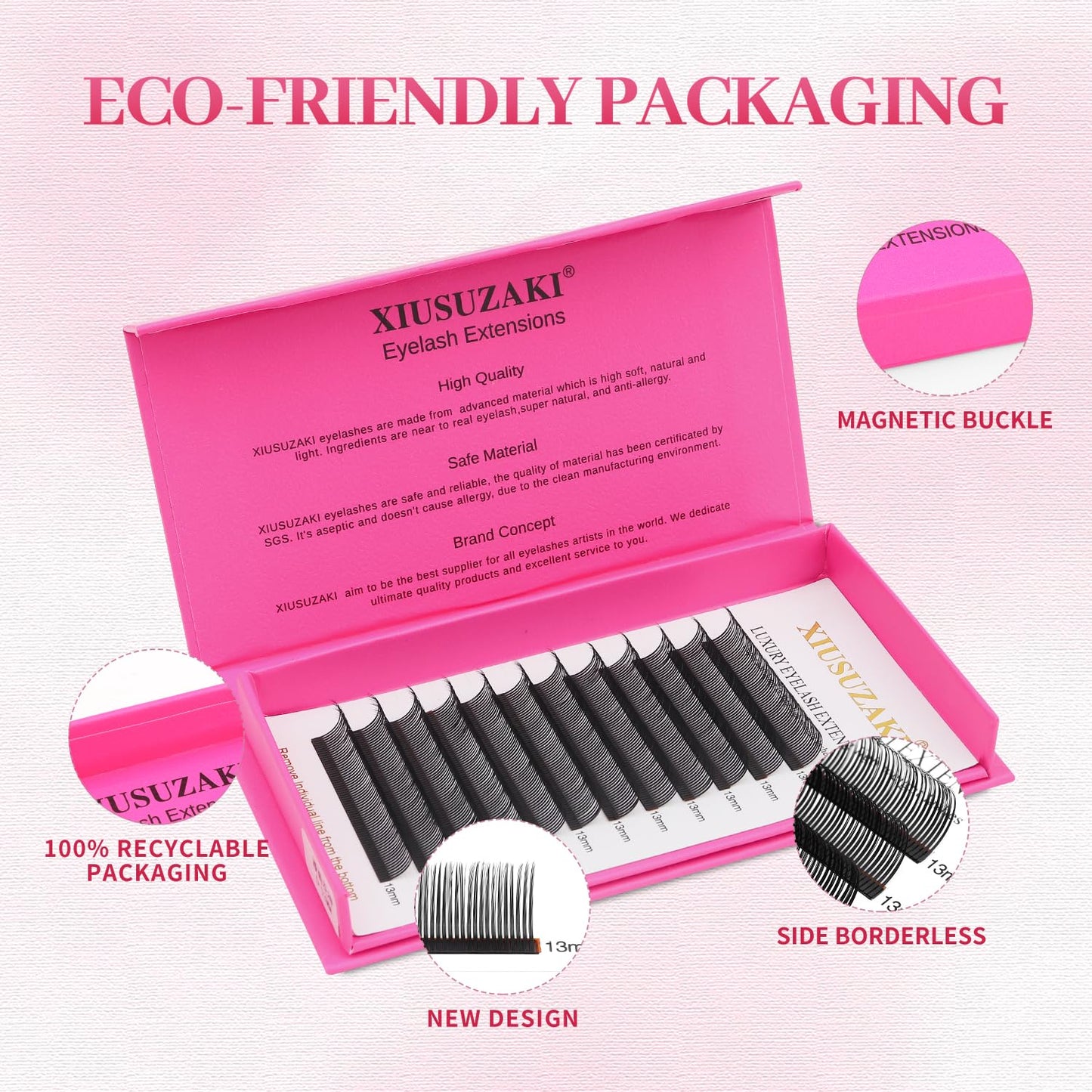 5D Flower Lash Extensions Spikes Lashes 0.07 Matte Black C Curl Lashes 12mm Volume Eyelash Extension Lash Trays Professional Use(5D Flower,0.07-C,12mm)