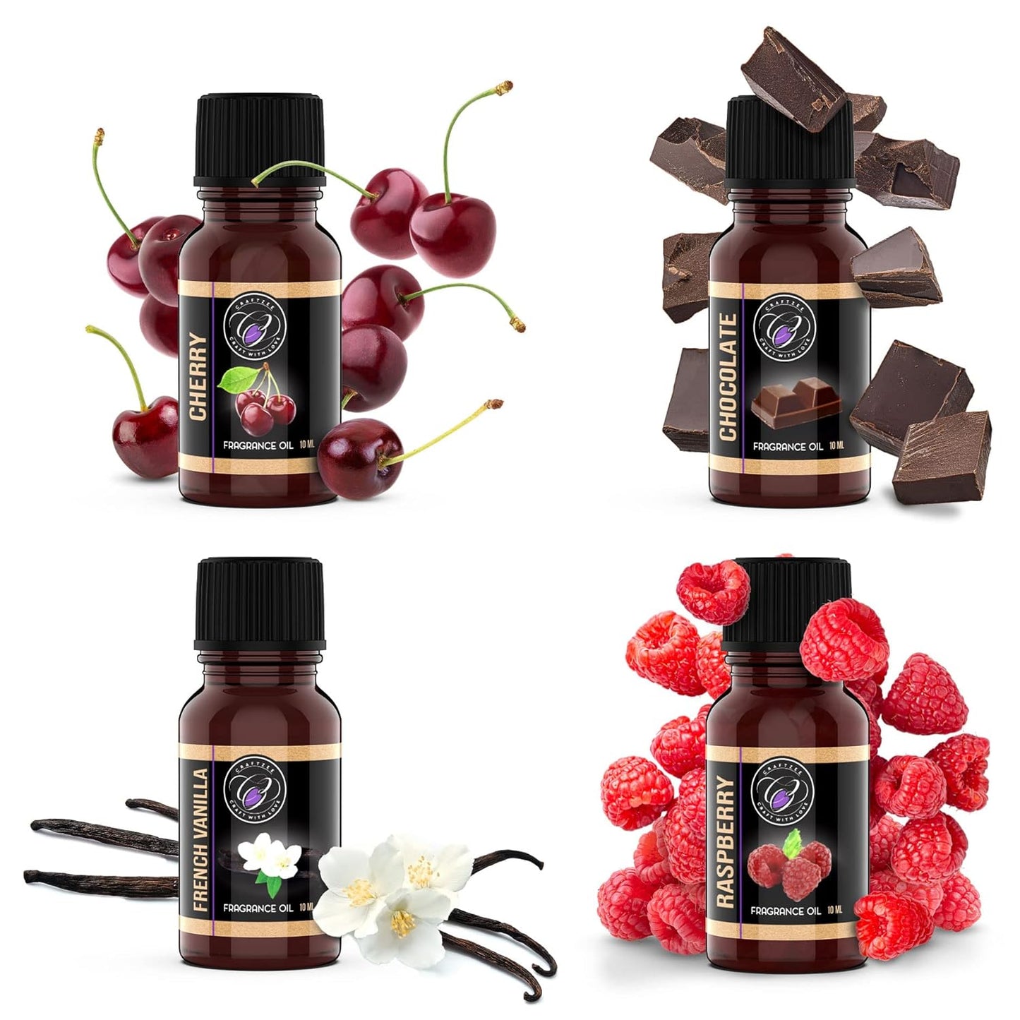 CraftZee Organic Lip Balm Making Kit. DIY Lip Gloss Pack, Natural Beeswax, Shea Butter, Sweet Almond Oil, Essential Oils, Tools, Instruction Manual. Sleepover Party Supplies for Girls, Adult Craft Kit