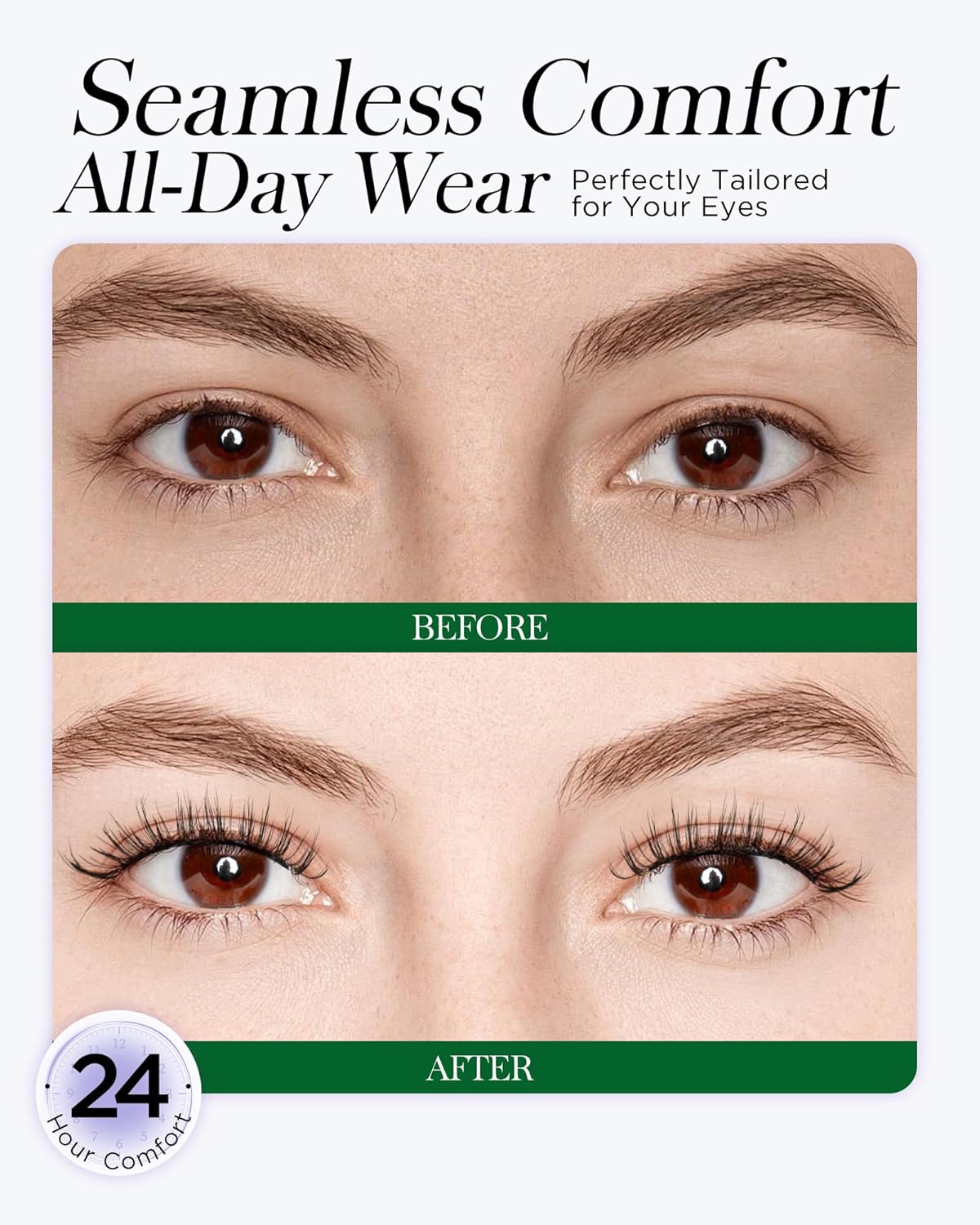 BEYELIAN Magnetic Eyelashes with Applicator Kit, Reusable Natural Look 3D Lashes, No Glue Needed Soft Magnetic Lashes for Eye Makeup (Lightweight & Comfortable)