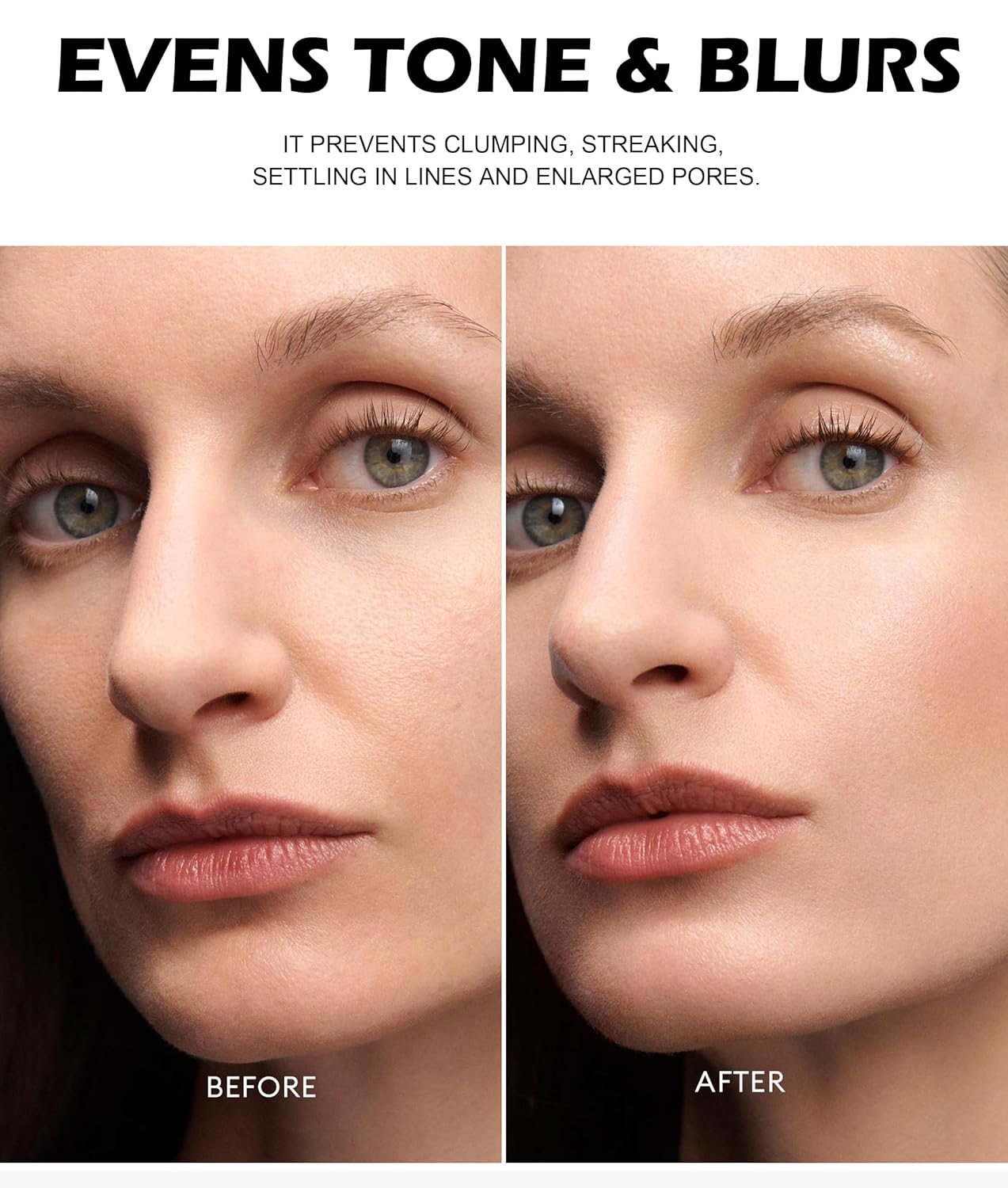 Soft Focus Liquid Concealer Foundation, Moisturizing High Coverage Liquid Foundation, Waterproof Long Lasting 24 HR Oil Control Foundation, Matte Lightweight Liquid Concealer for Women, 01