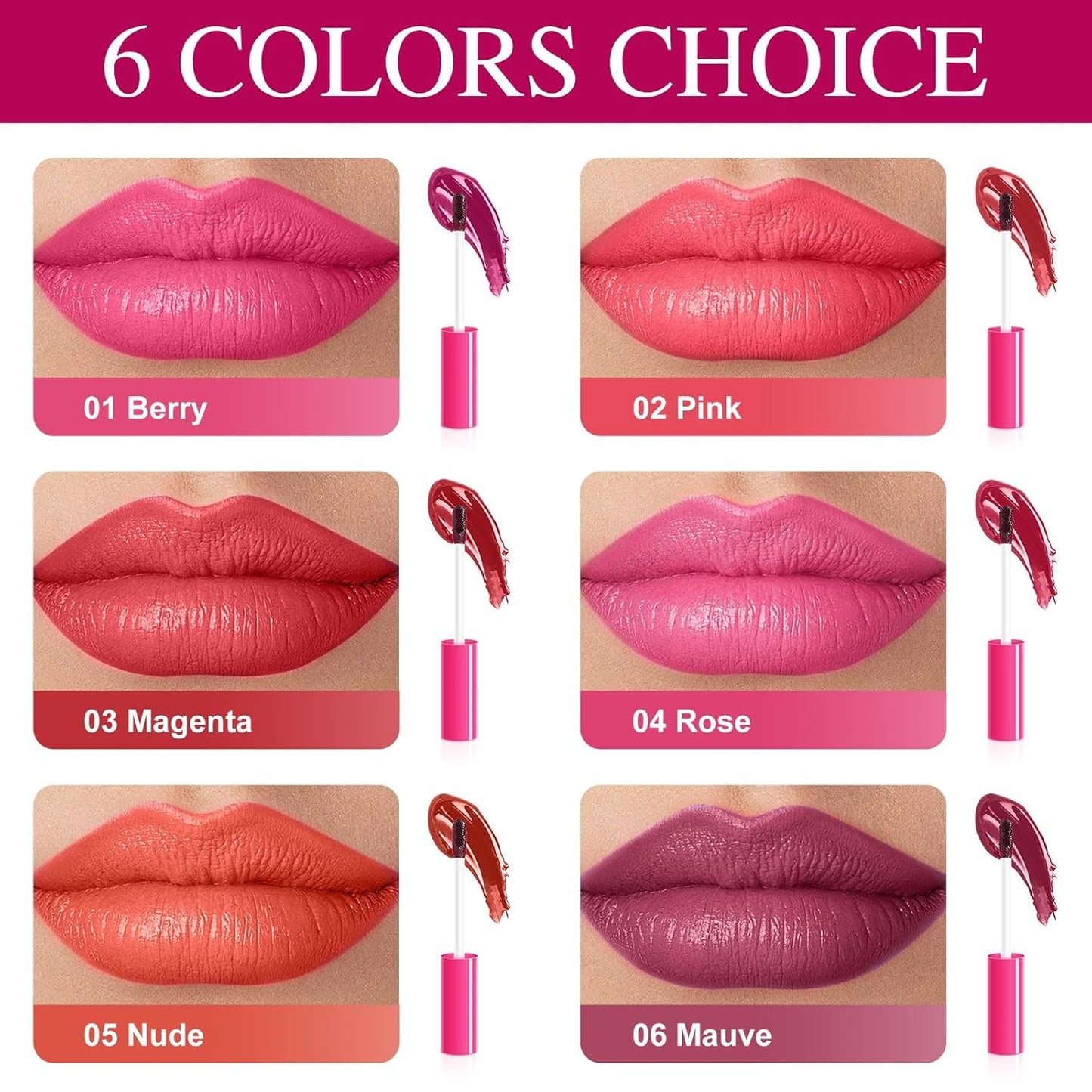 Lip Stain - Lip Stain Peel Off Long-Lasting with Matte Finish Waterproof & Transfer-Proof, Lip Liner Moisturizing & Nourishing Non-Stick Cup Highly Pigmented Color Lip Tint (05 Nude)