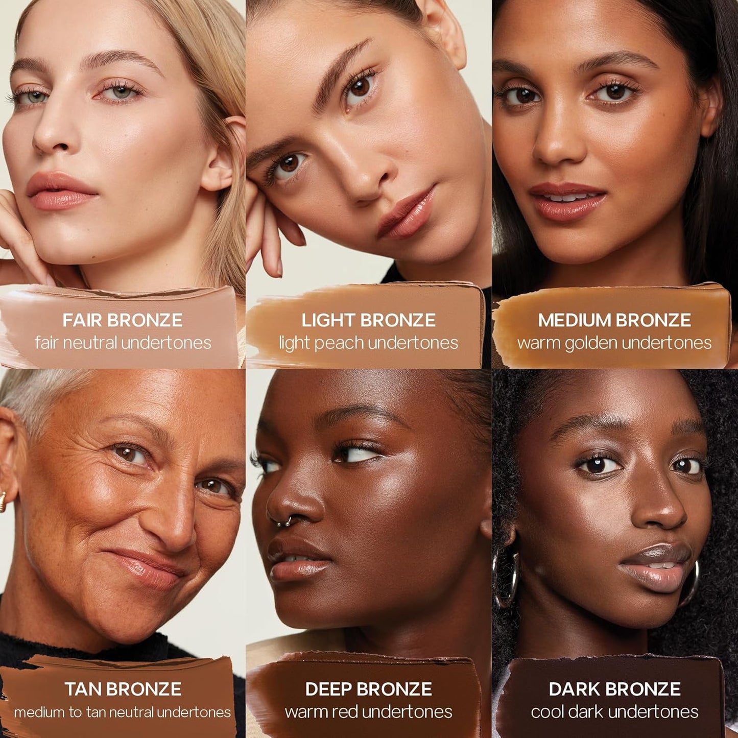 Saie Sun Melt Cream Bronzer - Buildable Balm Face Bronzer for Effortless Sculpting - Cream Contour Enriched with Vitamin C, Nourishing Skincare Ingredients & a Natural Finish - Light Bronze (1 oz)