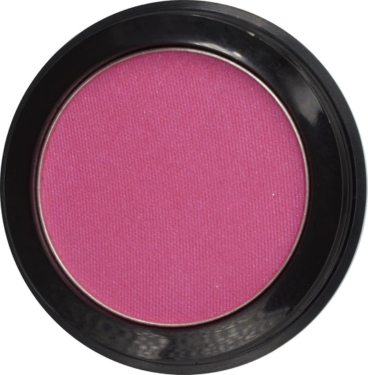 Raspberry Sorbet Fuchsia Pink Red Shimmering Opaque Pressed Powder Single Vegan Eyeshadow; Talc, Paraben & Cruelty Free