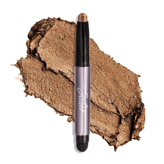 Julep Eyeshadow 101 Cream-to-Powder Waterproof Shadow Stick – Bronze Shimmer – Long-Lasting, Crease-Proof, Luminous Honey Brown Shimmer Eyeshadow with Built-in Smudger
