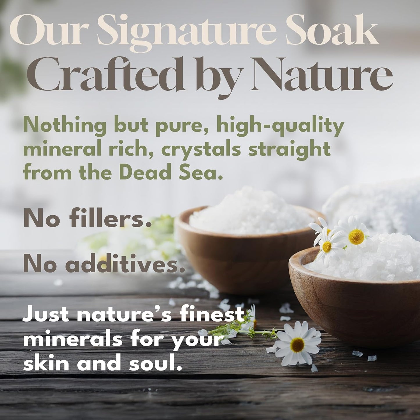 Dead Sea Warehouse – Amazing Minerals Dead Sea Bath Salts – 2 LBS – Highest Mineral Content – Natural Muscle Tension Relief