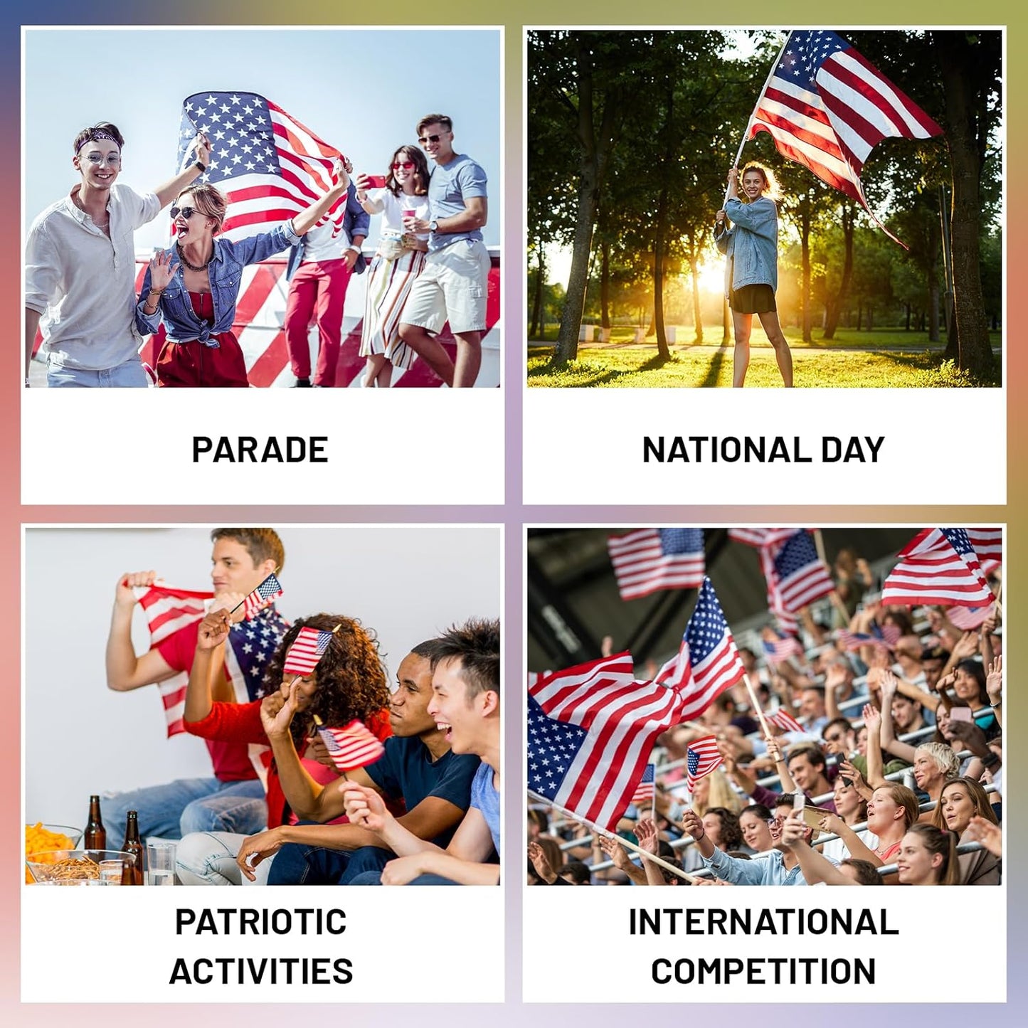 DAGEDA Red White Blue Body Glitter, 4th of July Outfits Accessories for Women, USA Flag Face Glitter Makeup, Fourth of July Patriotic Independence Day Hair Accessories Party Costumes