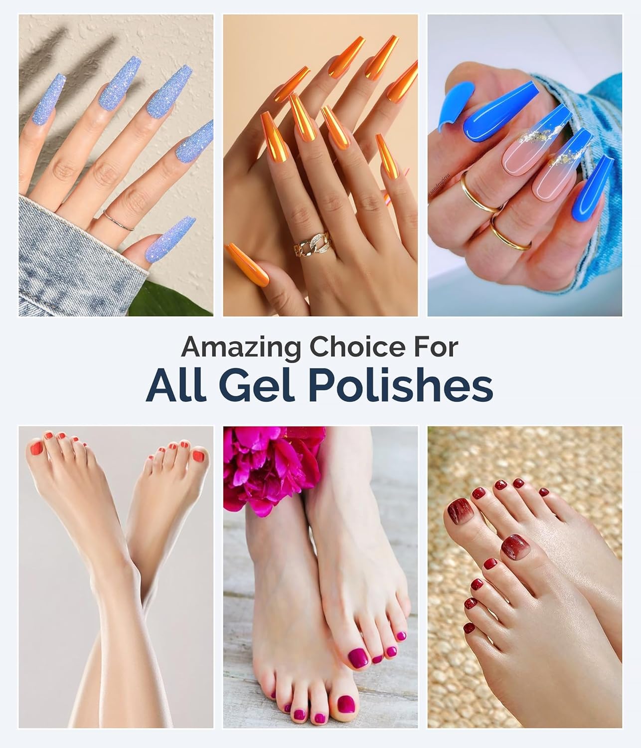 MelodySusie UV LED Nail Lamp, Professional UV Nail Light for All Gel Nails Polish Fast Curing with Automatic Sensor, 4 Timer, LCD Display Gel Polish Nail Dryer Nail Art Tools Manicure Accessories