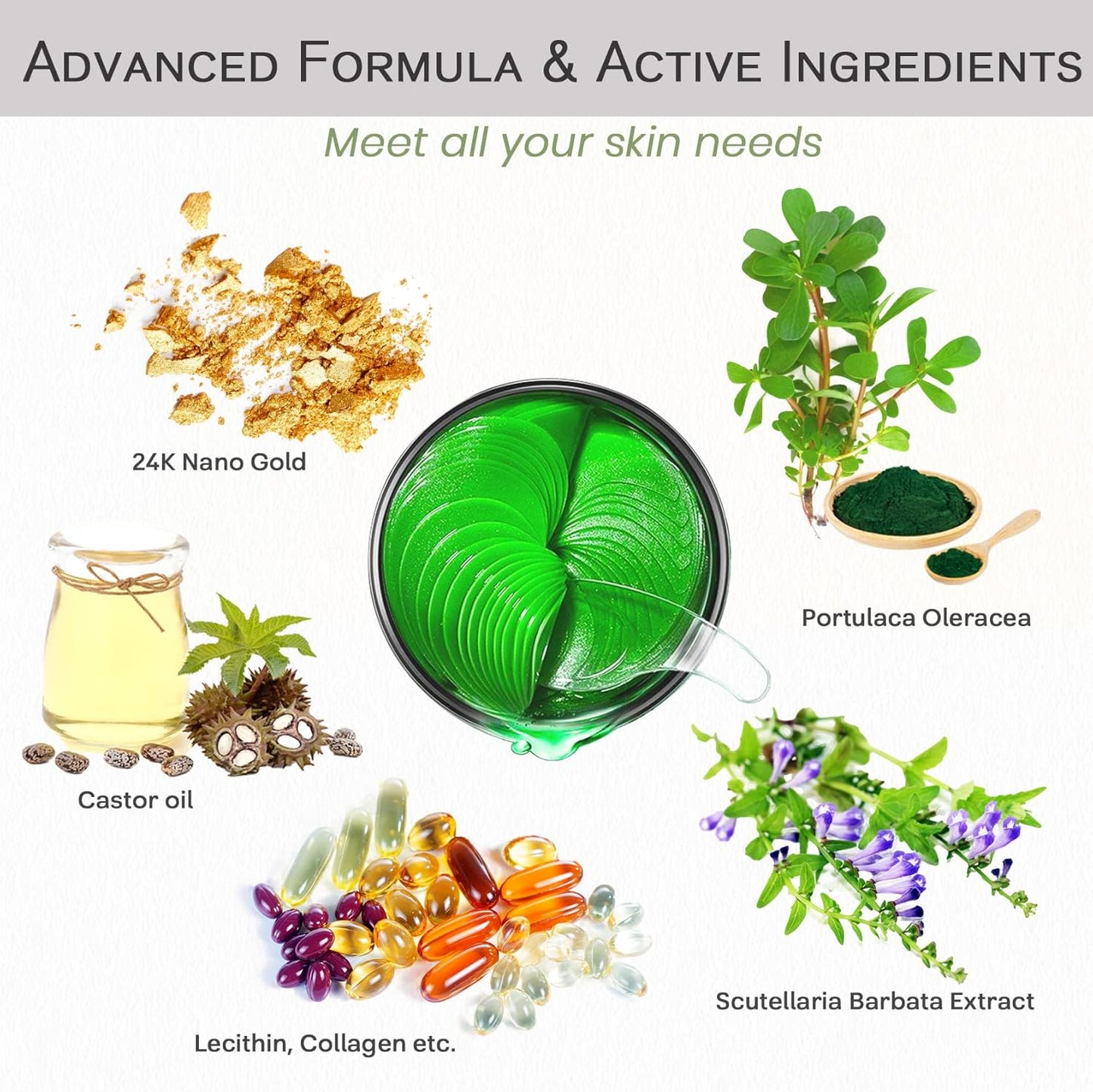 Under Eye Patches for Dark Circles and Puffiness - Under Eye Masks Anti-Aging Collagen Hyaluronic Acid, Reduce Dark Circles & Wrinkles Skincare Beauty Products for Self Care (30 Pairs)