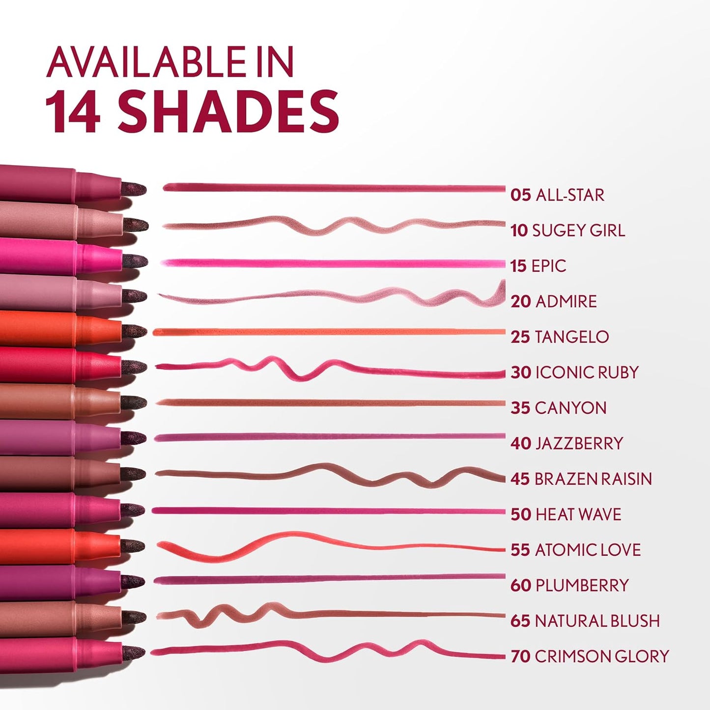 COVERGIRL Outlast, 50 Heat Wave, Lipstain, Smooth Application, Precise Pen-Like Tip, Transfer-Proof, Satin Stained Finish, Vegan Formula, 0.06oz