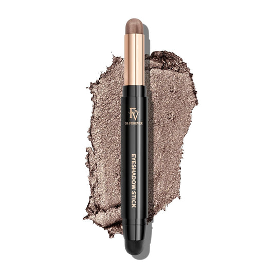 FV Cream Shimmer Eyeshadow Stick，Long Lasting & Waterproof, Multi-Use & High Pigment Eyeshadow Makeup Stick, Golden Shimmer