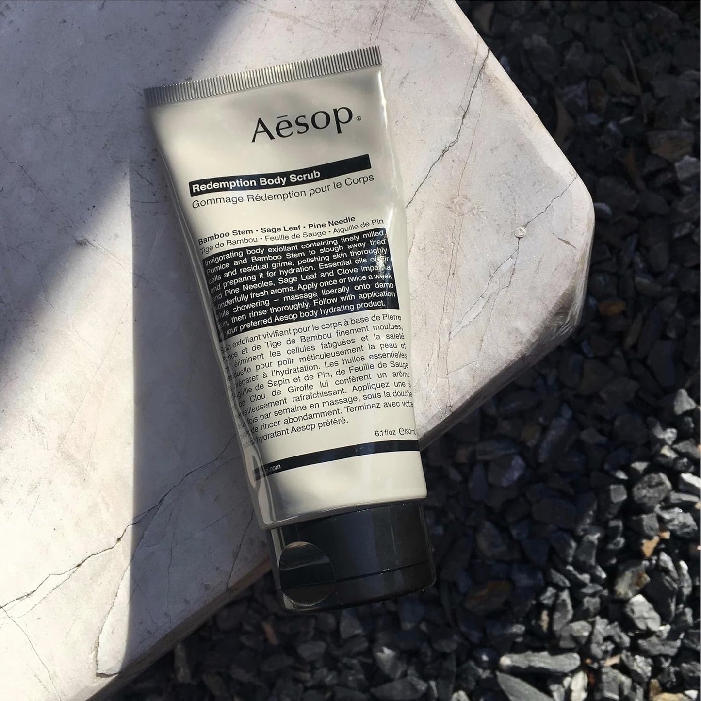 Aesop Redemption Body Scrub | Finely Milled Pumice and Aromatic Botanicals to Polish the Skin | 6.5oz / 180mL