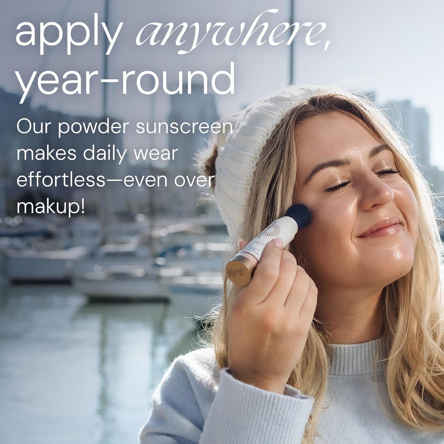 Brush On Block Mineral Sunscreen Powder Refill, Natural Broad-Spectrum SPF 50, Safe for Sensitive Skin, UVA UVB Face Protection, Reef Friendly (Translucent - Refill)