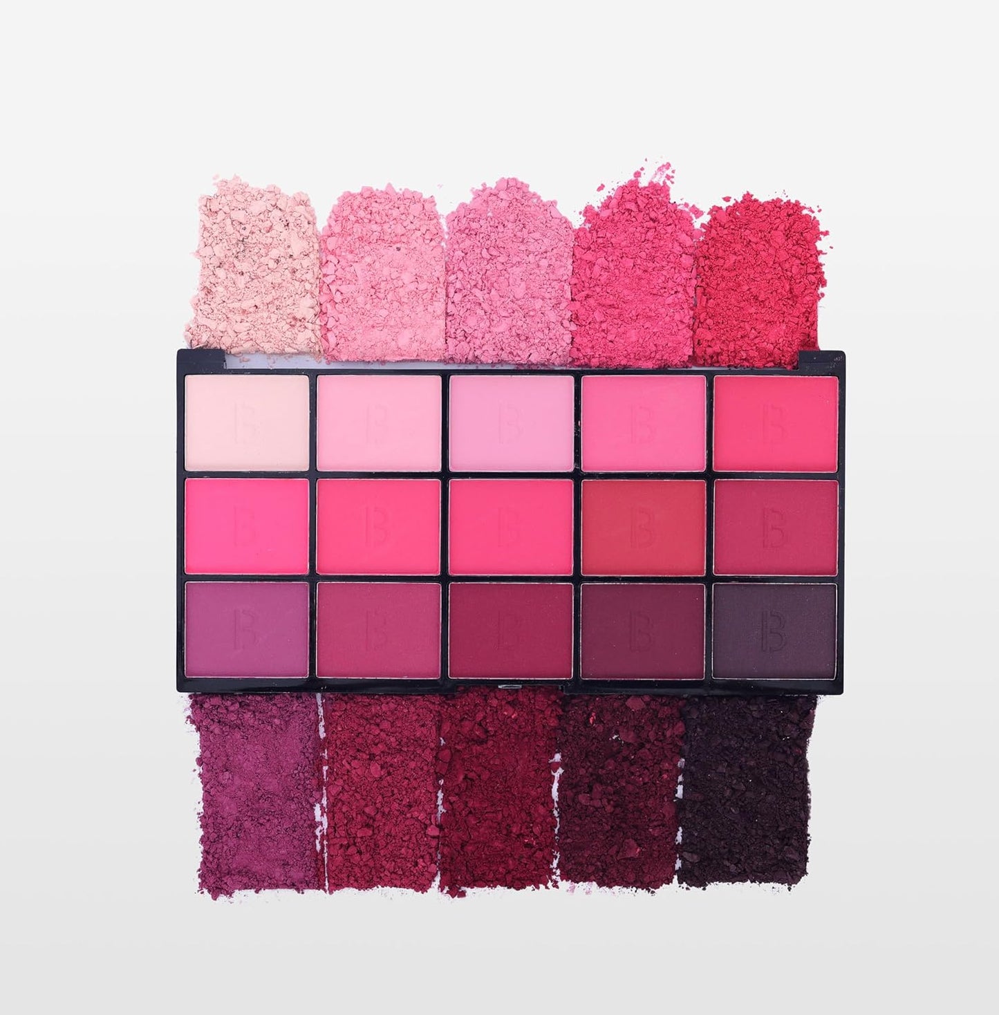 15 Colors Eyeshadow Palette | Versatile Range for Unlimited Eye Looks. (Rose)