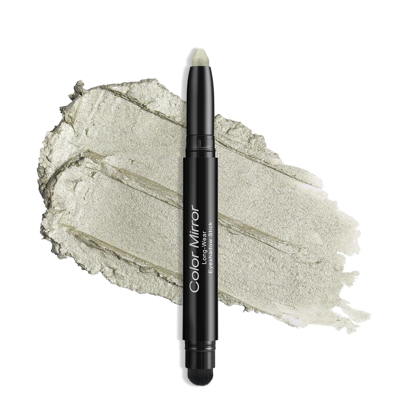 Cream Waterproof Hypoallergenic Eyeshadow Stick, long wear Metallic Glitter Matte Eye Shadow Pencil With Makeup Brush, Eye Brightener, 20 Marble Shimmer