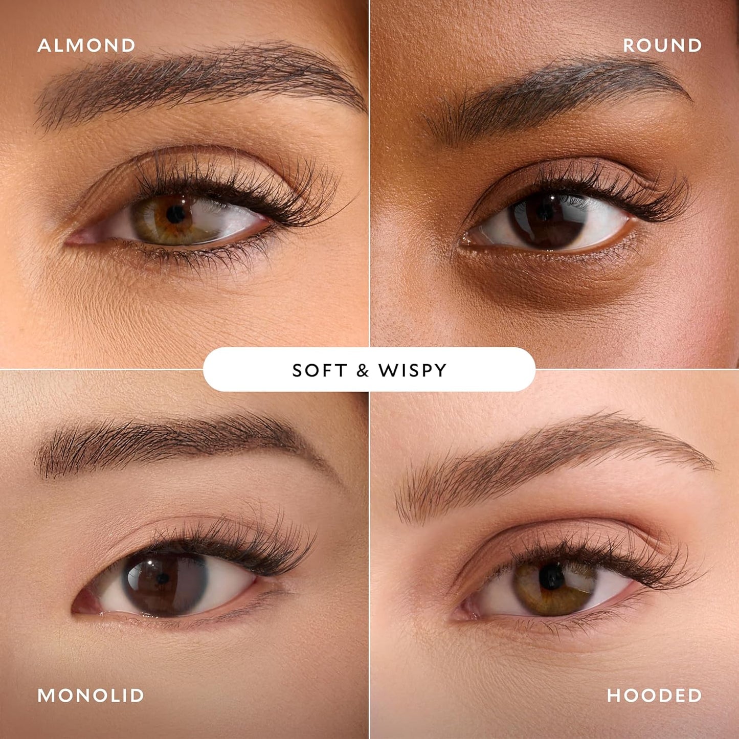 Velour-Xtensions™ Self-Stick Lash Clusters Kit, Self Adhesive Eyelashes, Includes 12 Eyelash Clusters & Applicator, Comfortable & Lightweight Lash Extensions (Soft & Wispy)