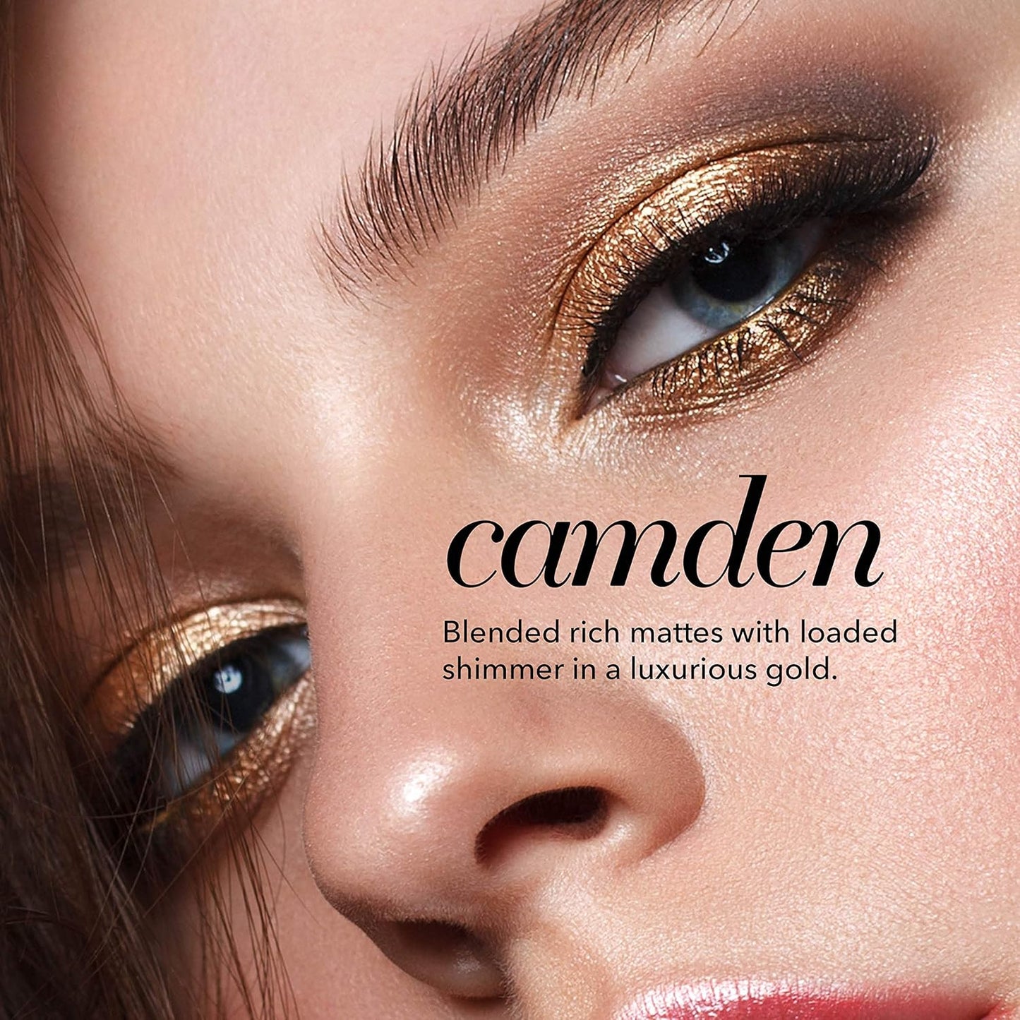 Pippa Of London Camden Make Up Palette 353 with 9 Luxury Matte, Shimmer and Glitter Eyeshadows in Rose Gold case with Mirror